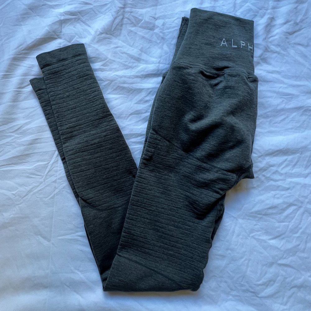 Alphalete Grey Leggings, Size XS